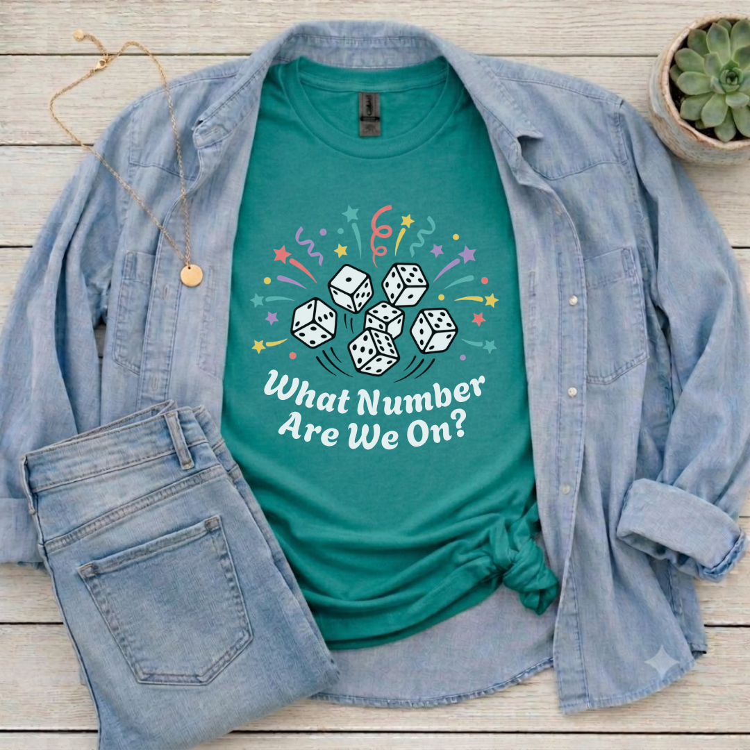 What Number Are We On? Bunco T-shirt